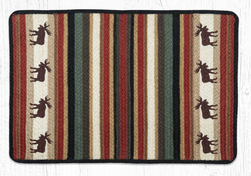VRP-019 Moose Cabin Rug - Ozark Cabin Décor, LLC