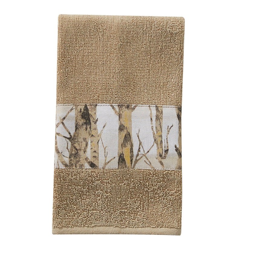 Birch-Forest Terry Fingertip Towels (Two) - Ozark Cabin Décor, LLC