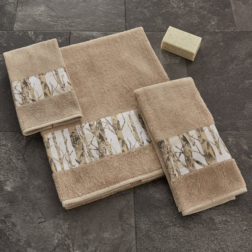 Birch-Forest Bath Towel - Ozark Cabin Décor, LLC