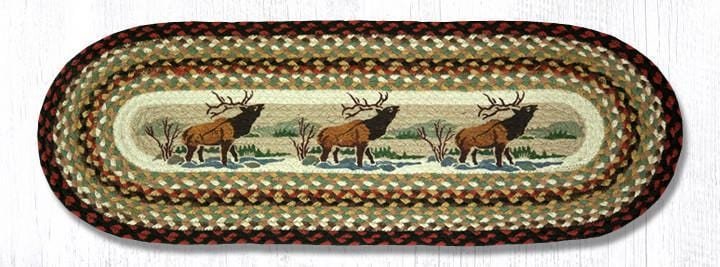 Winter Elk Table Runner - Ozark Cabin Décor, LLC