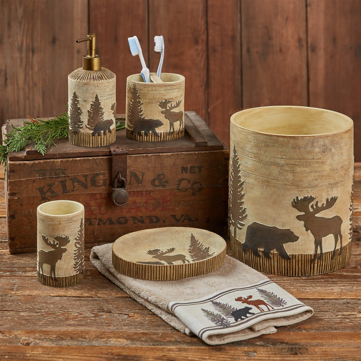 Black-Forest Toothbrush Holder - Ozark Cabin Décor, LLC