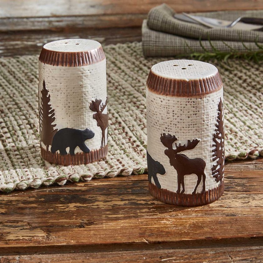 Wilderness Trail Salt & Pepper Shakers - Ozark Cabin Décor, LLC