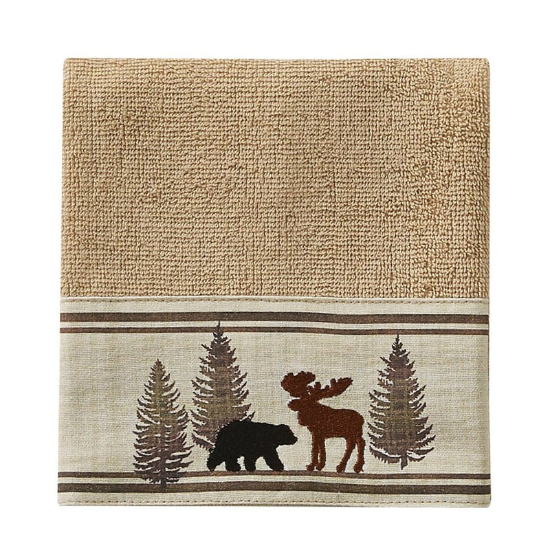  Buryeah 4 Pcs Cabin Kitchen Towels Set 23.6 x 16 Inches  Farmhouse Country Style Decorative Hand Towels Deer Bear Log Cabin Dish  Towels Decor Soft Absorbent Rustic Tea Towels for Cabin