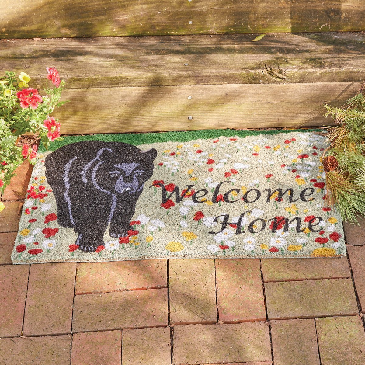 Hello Bear Coir Welcome Doormat - Thumbnail 3