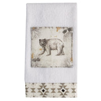 Wild And Beautiful Bear Fingertip Towels - Set of 2 - Ozark Cabin Décor, LLC