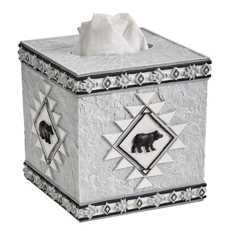 Tribal Tissue Box Cover - Ozark Cabin Décor, LLC