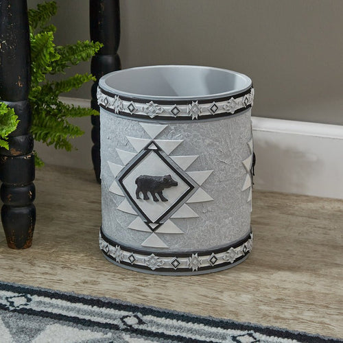 Tribal Waste Basket - Ozark Cabin Décor, LLC