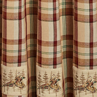Gamekeeper Plaid Pheasant Patch Shower Curtain - Ozark Cabin Décor, LLC