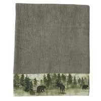 Watercolor Wildlife Bath Towel - Ozark Cabin Décor, LLC