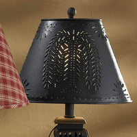 Metal Willow 12" Lamp Shade - Black - Ozark Cabin Décor, LLC