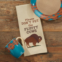 Fluffy Cows Embroidered Kitchen Dish Towel Set - Ozark Cabin Décor, LLC