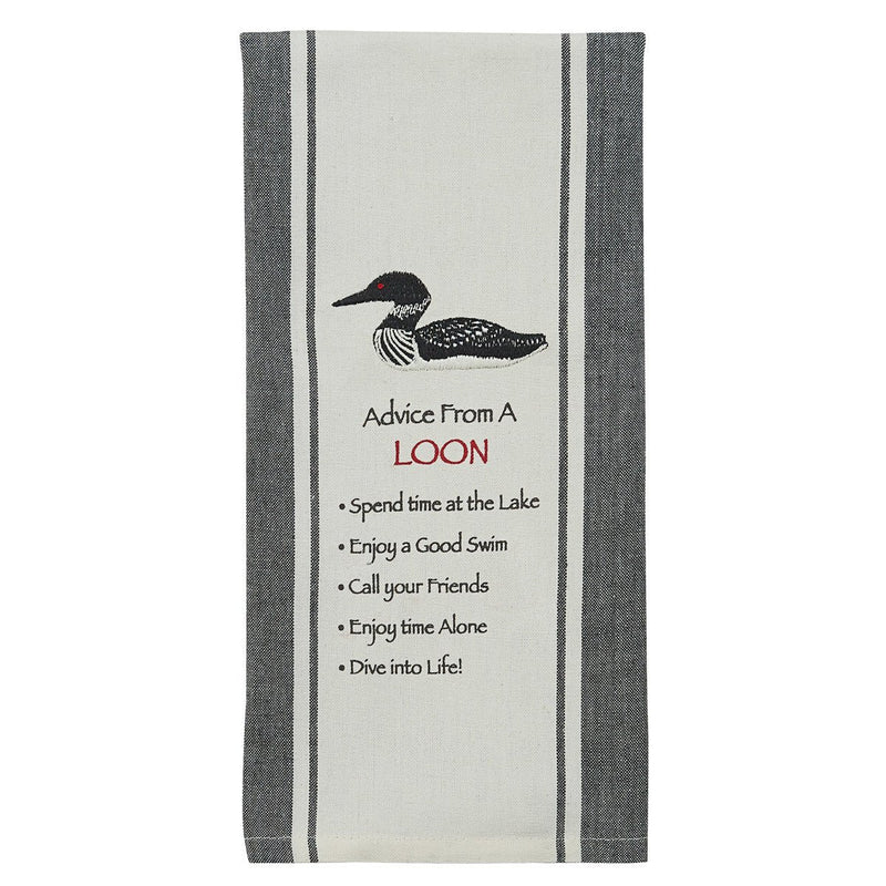 Advice From A Loon Kitchen Towel Set - Ozark Cabin Décor, LLC