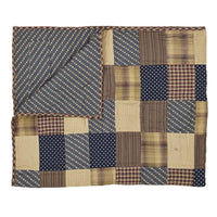 Patriotic Patch Quilted Throw - Ozark Cabin Décor, LLC