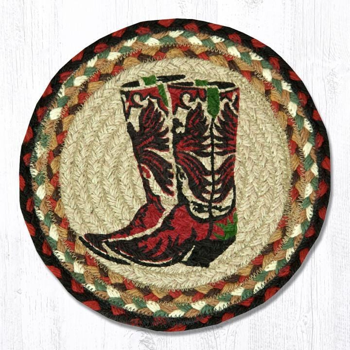 MSPR-019 Cowboy Boots Trivet - Ozark Cabin Décor, LLC