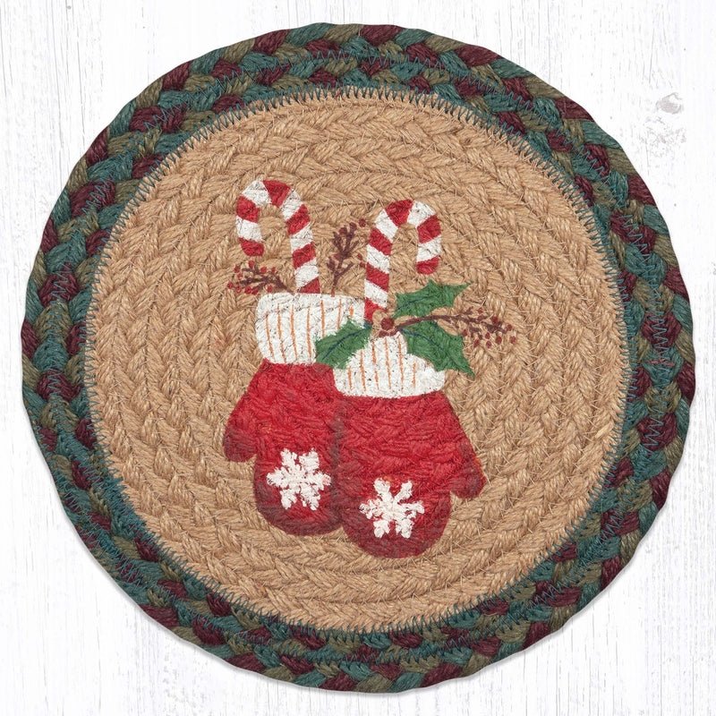 MSPR-508 Mittens Jute Trivet - Ozark Cabin Décor, LLC