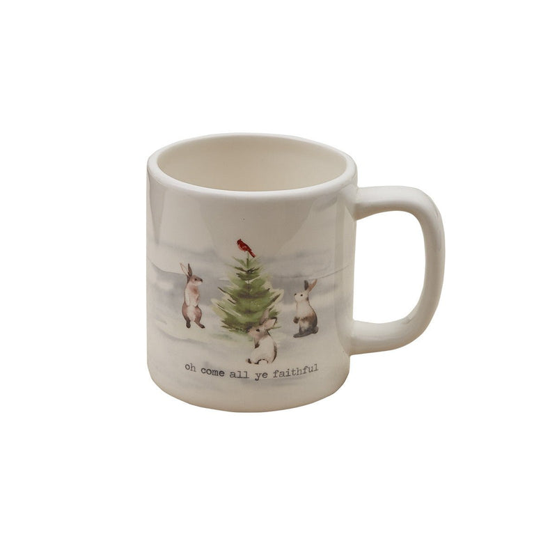 Winterland Faithful Mug - Set of 4 - Ozark Cabin Décor, LLC