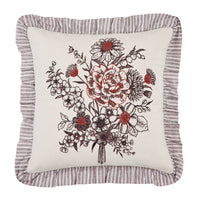 Florette Floral Bouquet Ruffled Pillow - Ozark Cabin Décor, LLC