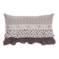 Florette Ruffled Pillow - Ozark Cabin Décor, LLC