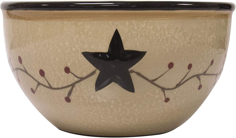 Star Vine Cereal Bowl - Set of 4 - Ozark Cabin Décor, LLC