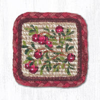 Cranberries Wicker Weave Braided Natural Jute Table Accents  - Ozark Cabin Décor, LLC