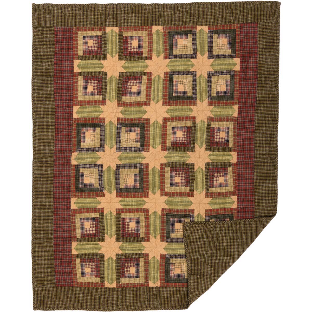 Tea Cabin Quilted Throw - Ozark Cabin Décor, LLC