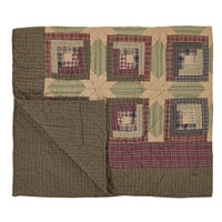 Tea Cabin Quilted Throw - Ozark Cabin Décor, LLC