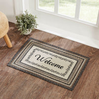 Floral Vine Jute Braided Rug - Ozark Cabin Décor, LLC