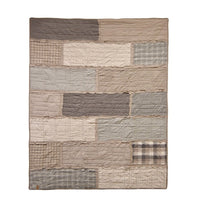 Smoky Cobblestone Quilted Bedding Collection - Queen - Ozark Cabin Décor, LLC