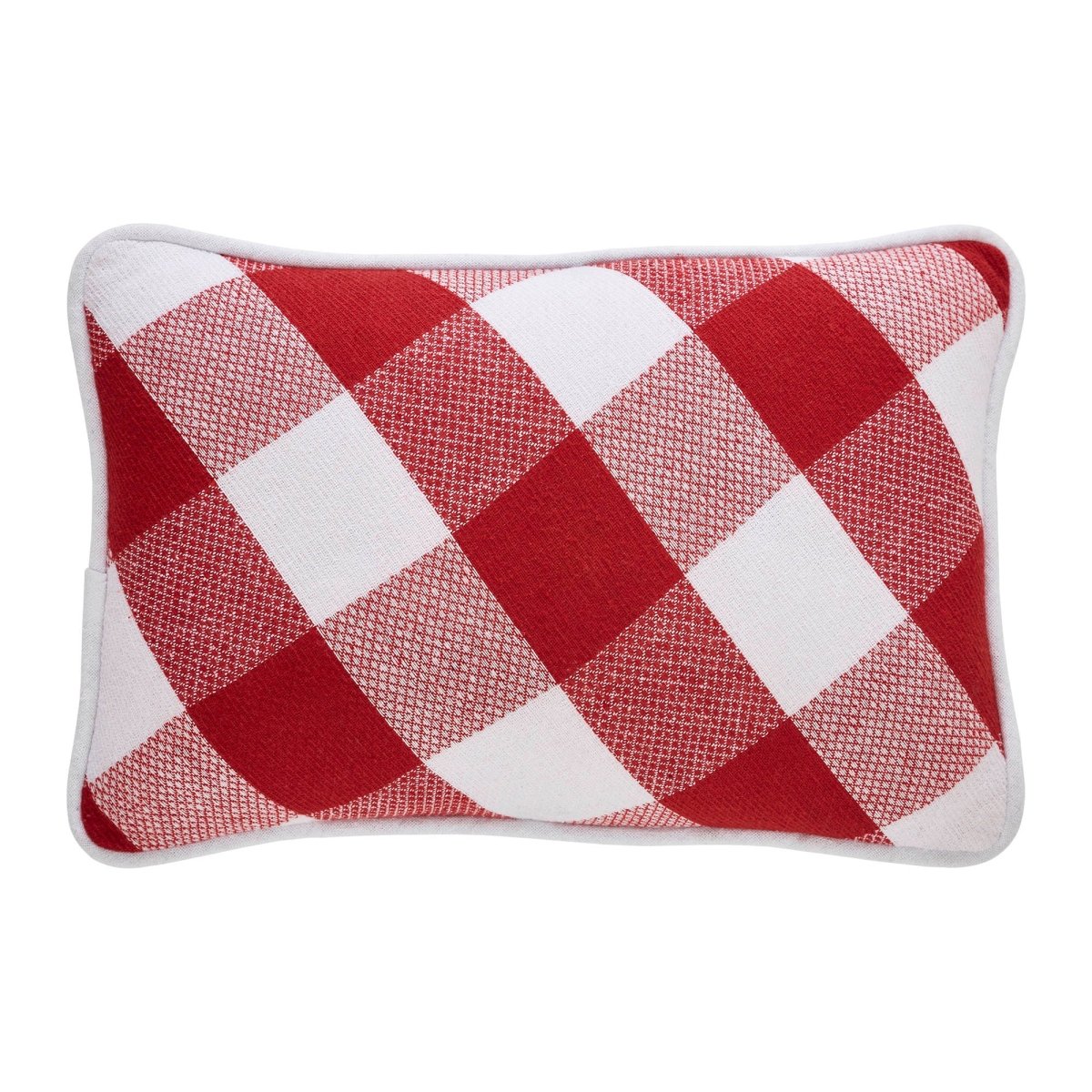 Annie Red Check Accent Pillow - Ozark Cabin Décor, LLC