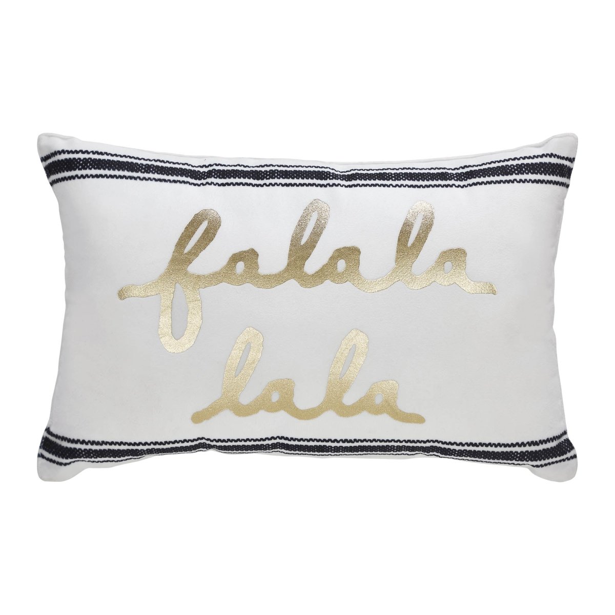 Wintergleam Fa La La Christmas Throw Pillow - Ozark Cabin Décor, LLC