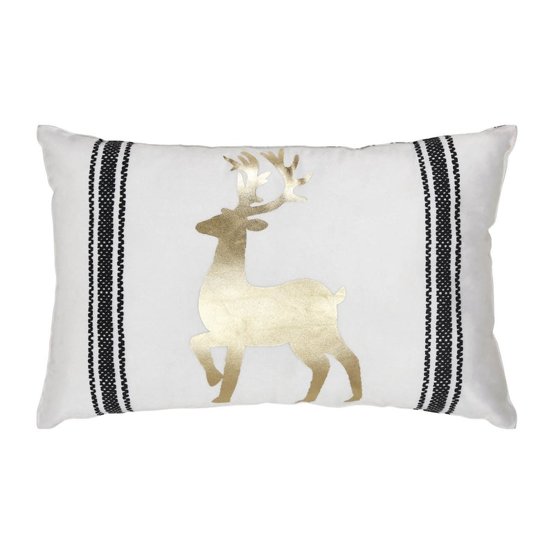 Wintergleam Reindeer Christmas Throw Pillow - Ozark Cabin Décor, LLC