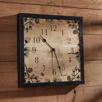 Pine Tree Tops Wall Clock - Ozark Cabin Décor, LLC