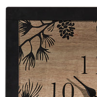 Pine Tree Tops Wall Clock - Ozark Cabin Décor, LLC