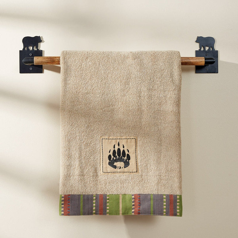 Wild Woods Bear Towel Bar - 24" - Ozark Cabin Décor, LLC