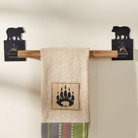 Wild Woods Bear Towel Bar - 16" - Ozark Cabin Décor, LLC