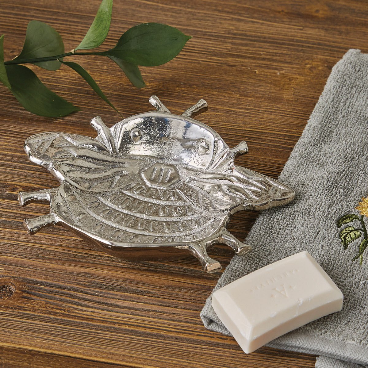 Farmhouse Bee Soap Dish Or Trinket Tray - Thumbnail 2