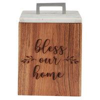 Farmhouse Wood Canister - Small - Ozark Cabin Décor, LLC