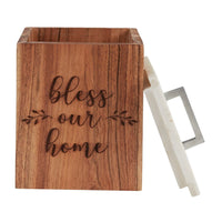 Farmhouse Wood Canister - Small - Ozark Cabin Décor, LLC