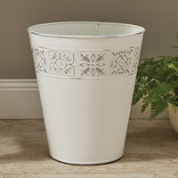 Distressed Tile Waste Basket - Ozark Cabin Décor, LLC