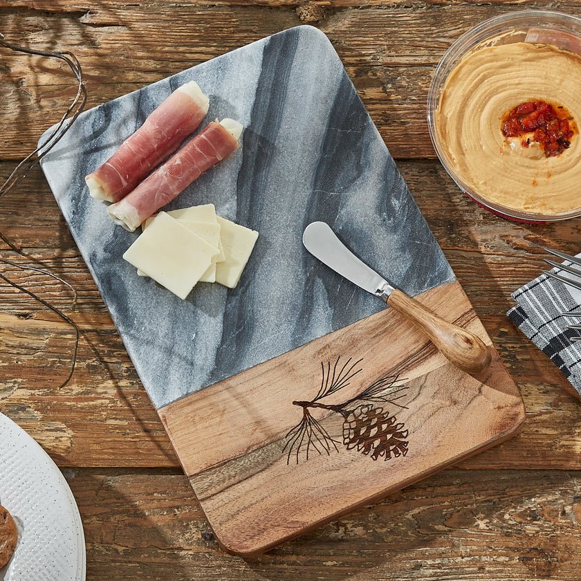 Pinecone Cutting Board - Ozark Cabin Décor, LLC