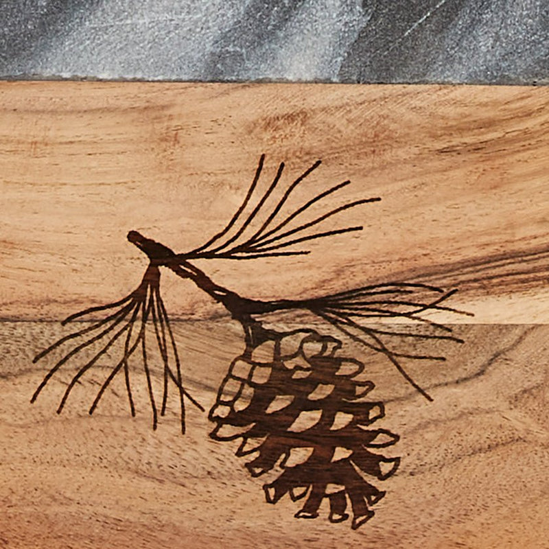 Pinecone Cutting Board - Ozark Cabin Décor, LLC