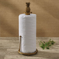 PD-8599-912 Pineapple Paper Towel Holder - Ozark Cabin Décor, LLC