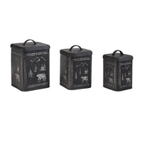 Black Bear Canister Set - Ozark Cabin Décor, LLC