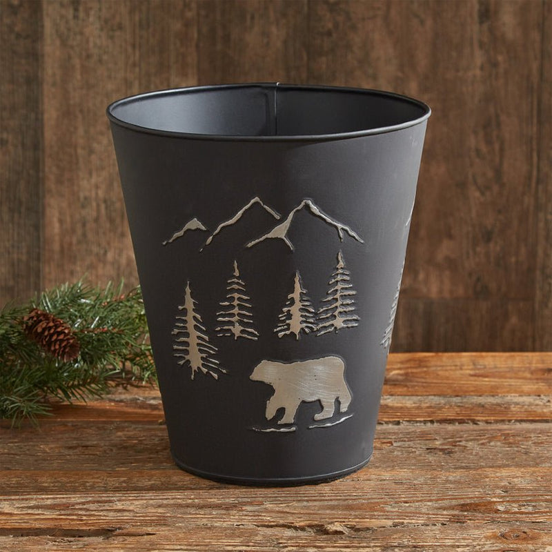 Black Bear Waste Basket - Ozark Cabin Décor, LLC