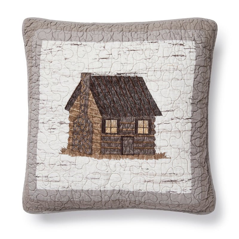 Log Cabin Decorative Throw Pillow - Ozark Cabin Décor, LLC