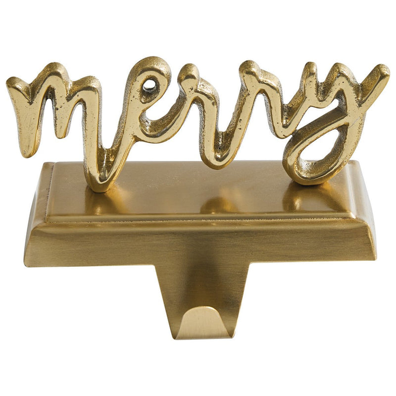 Merry Stocking Hanger - Set of 2 - Ozark Cabin Décor, LLC