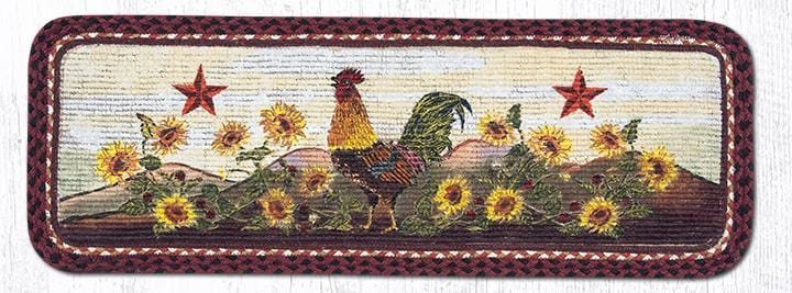Morning Rooster Wicker Weaver Braided Jute Table Accents - Ozark Cabin Décor, LLC