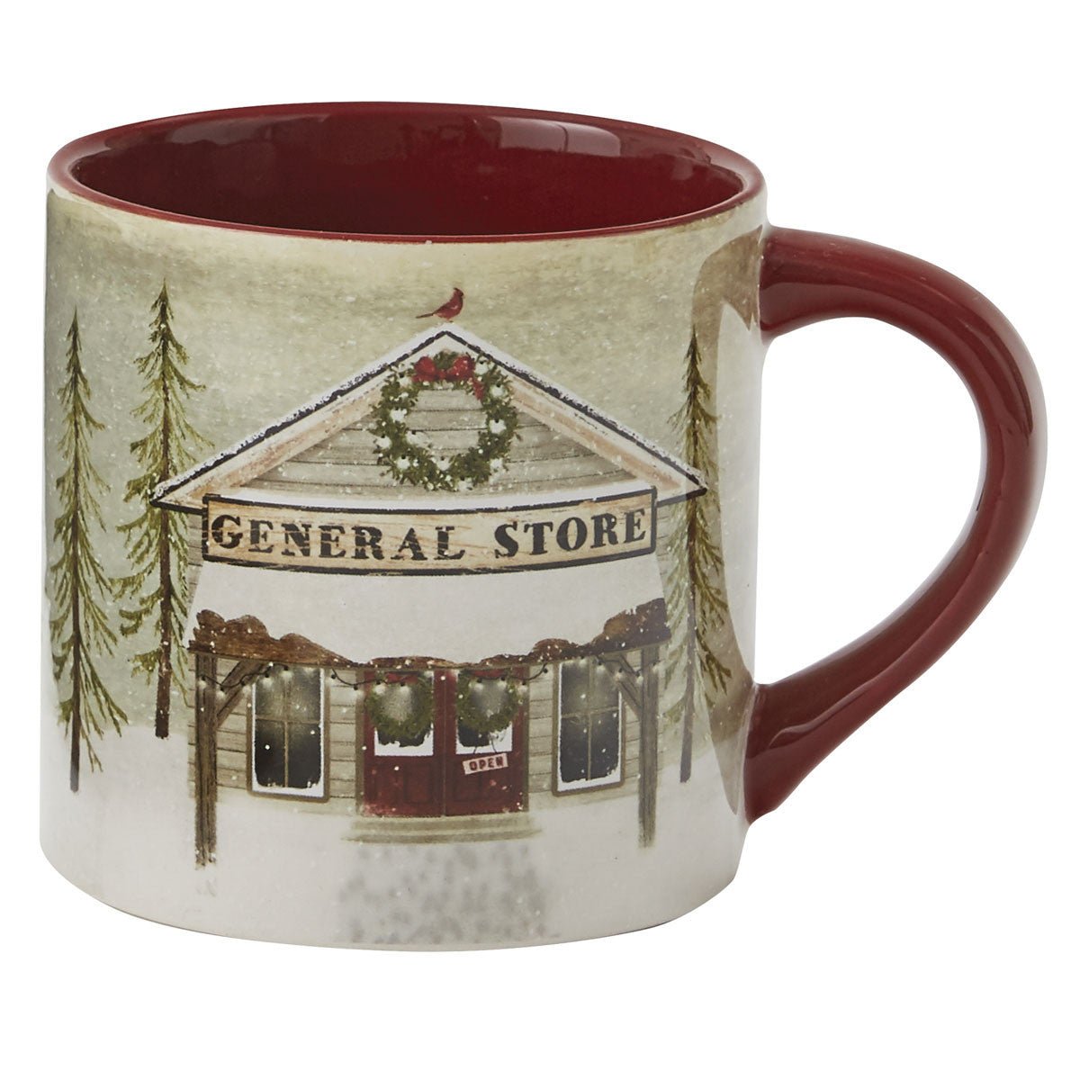 Vintage Hometown Mug Set - 4 - Ozark Cabin Décor, LLC