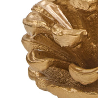 Gold Pinecone Taper Holder - Set of 2 - Ozark Cabin Décor, LLC