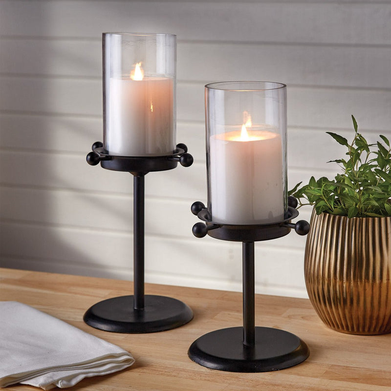 Nova Pillar Candle Holder - Short - Ozark Cabin Décor, LLC